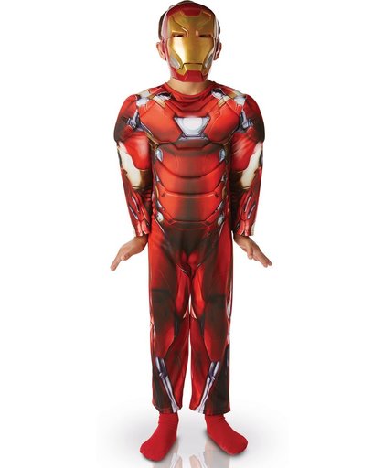 Verstevigd luxe Iron Man Civil War™ kostuum voor jongens - Kinderkostuums - 122/128