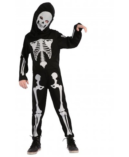 Botten skelet kostuum voor kinderen - Verkleedkleding - 104/110