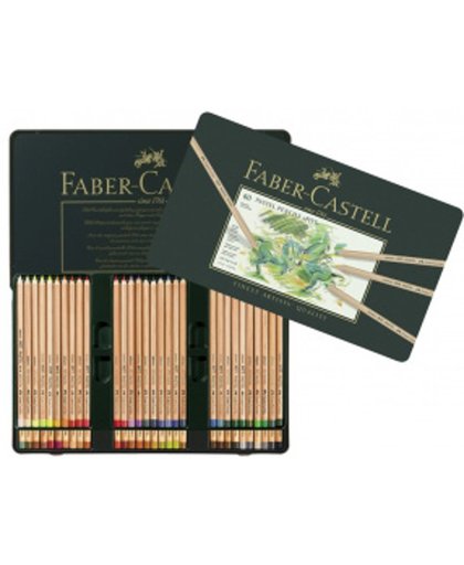 Pastelpotlood Faber Castell Pitt metalen etui a 60 stuks