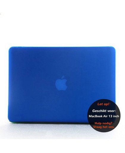Matte hardcase hoes MacBook Air 13 inch blauw
