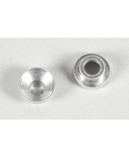 Luchtfilter basis plaat ringen, (Aluminium), 2 st.
