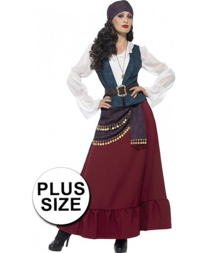 Grote maten piraten kostuum voor dames 44-46 (L)