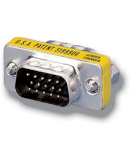 Equip 124320 HDB15 HDB15 Zilver kabeladapter/verloopstukje