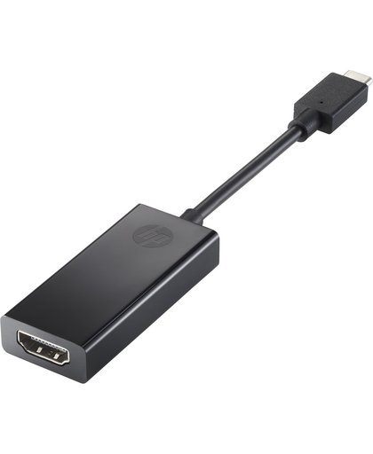 HP USB-C to HDMI Adapter USB-C HDMI Zwart kabeladapter/verloopstukje