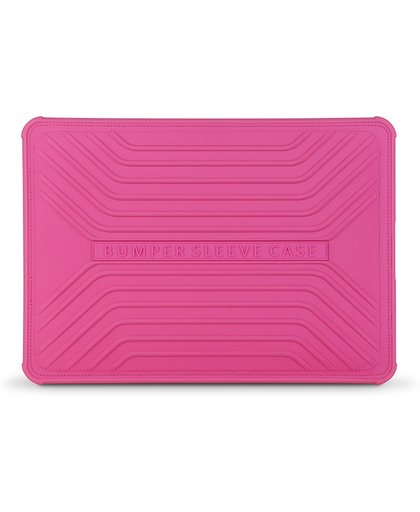 Voyage Ultra-thin Water Resistant Shockproof Elastic Lycra Laptop Sleeve 12 inch - Pink