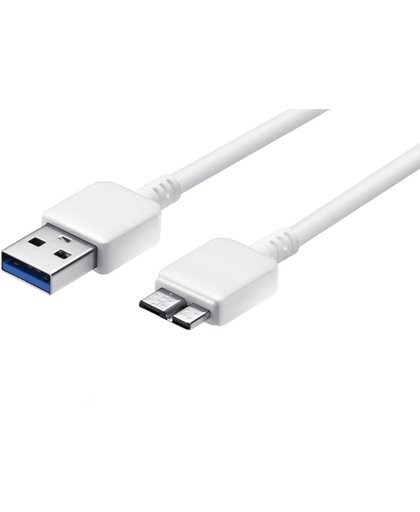 Kabel voor Galaxy S5 & Note 3 oplaad kabel USB 3.0 wit