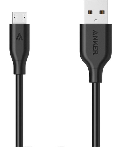 Anker PowerLine Micro USB 3ft 0.9m Micro-USB B USB A Mannelijk Mannelijk Zwart USB-kabel