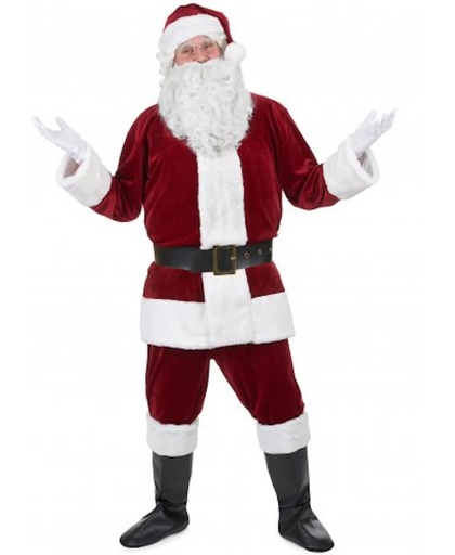 Super deluxe kerstman kostuum voor volwassenen - Verkleedkleding - Maat L