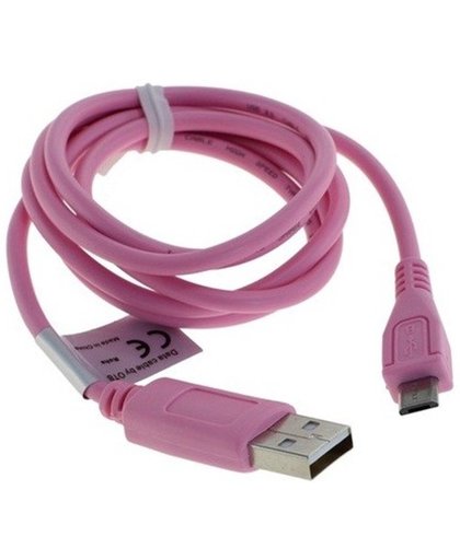 USB 2.0 naar Micro USB Data Kabel - 95cm Roze