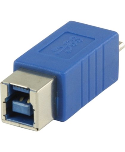 Valueline VLCP61903L USB Micro B Mannelijk USB B Vrouwelijk Blauw kabeladapter/verloopstukje