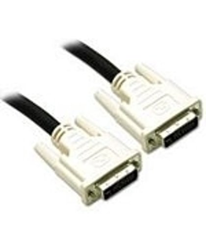 C2G 1m DVI-I M/M Dual Link Cable 1m DVI-I DVI-I Zwart DVI kabel