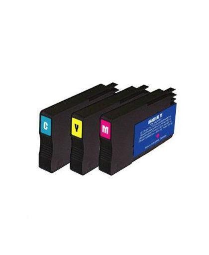 Merkloos - inktcartridge - geschikt voor HP 951XL C/M/Y inktcartridges Colorpack (compatible)
