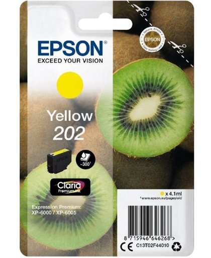 Epson 202 inktcartridge Geel 4,1 ml 300 pagina's
