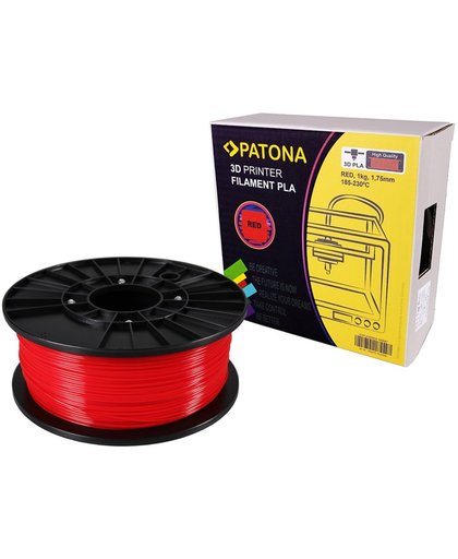 PATONA 1.75mm red PLA 3D printer Filament