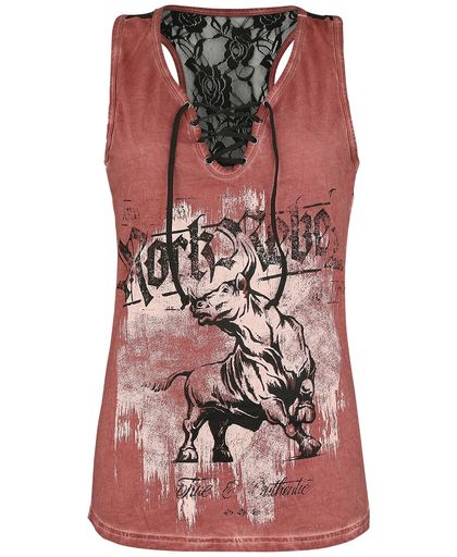 Rock Rebel by EMP Different Strings Girls top rood
