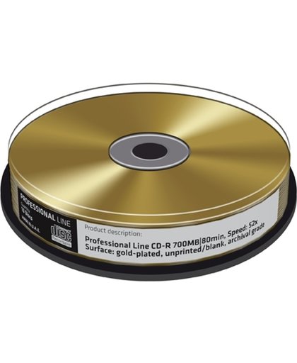 MediaRange CD-R 700 MB Gold 10 stuks