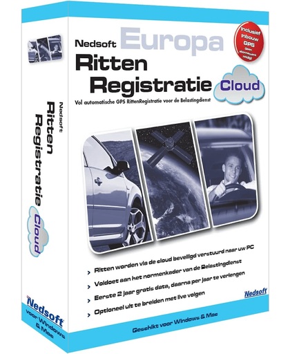 Nedsoft RittenRegistratie Cloud met GPS - Nederlands