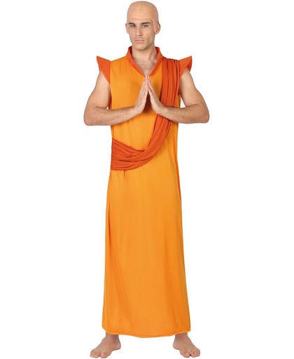Boeddhistisch monnik outfit voor heren  - Verkleedkleding - XL