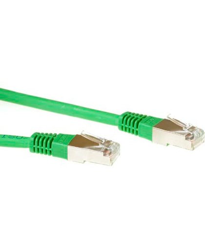 ACT Patchcord SSTP Category 6 PIMF, Green 0.50M 0.5m Groen netwerkkabel