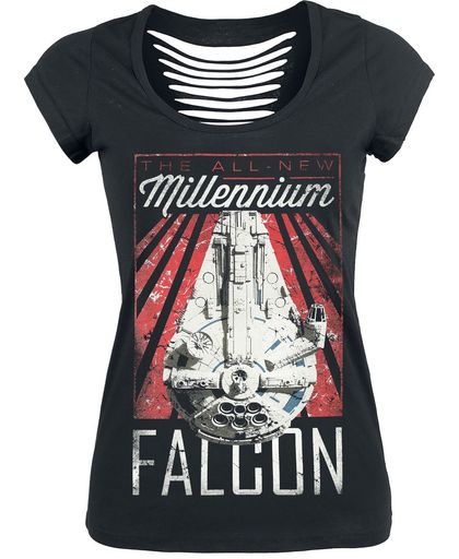 Star Wars Solo: A Star Wars Story - All New Millenium Falcon Girls shirt zwart