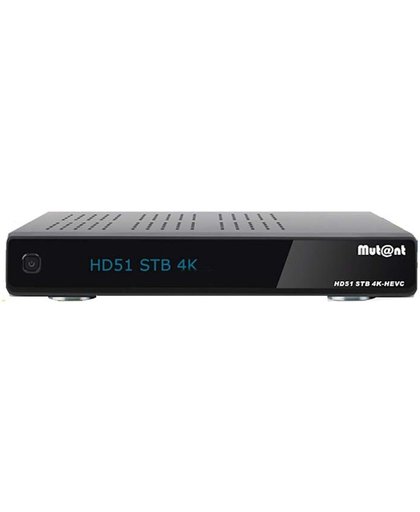 Mutant HD51 4K HEVC TWIN met 1x DVB-S2 en 1x DVB-C tuner (voor kabel én satelliet)