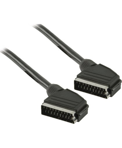 Valueline 5m SCART m/m 5m SCART (21-pin) SCART (21-pin) Zwart SCART-kabel