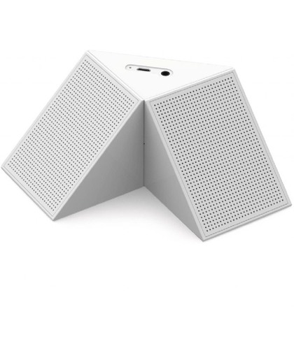Maxxter bluetooth speaker - Draaibaar - Met microfoon| Draadloos Spreker | Luidspreker | Wit