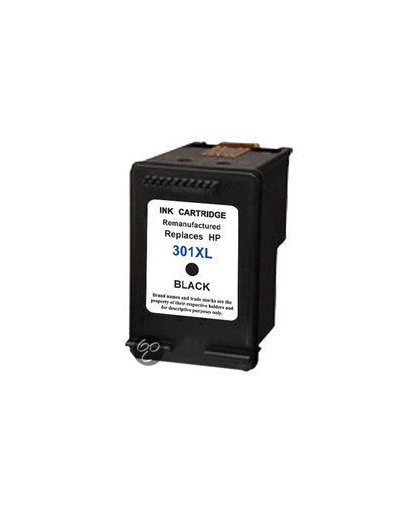 Merkloos - Inktcartridge / Alternatief voor de HP 301 XL inktcartridge CH561EE zwart 20 ml Cartridge