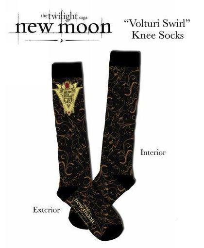 Twilight New Moon - Knee Socks "Volturi Swirl"