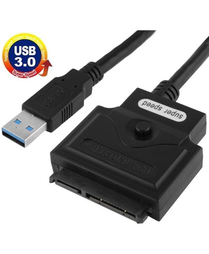 USB 3.0 to SATA 22 Pin Adapter Kabel voor 2.5 inch / 3.5 inch SATA HDD, Length: 50cm