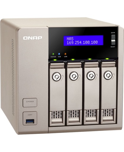 QNAP TVS-463 Ethernet LAN Toren Goud NAS