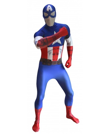 Originele morphsuit Captain America Xl