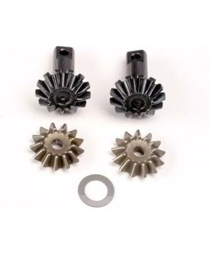 Diff gear set: 13-T output gear shafts (2)/ 13-T spider gear