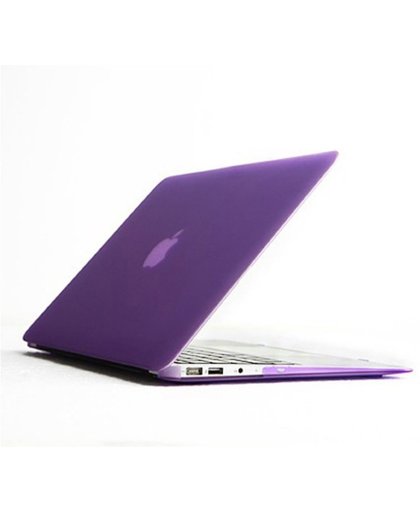 ENKAY Matte PC Protective Shell  + Anti-dust Plugs voor MacBook Air 13.3" | Paars