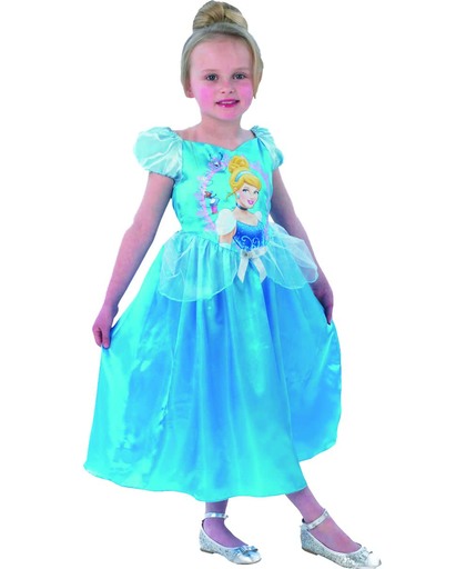 Disney Prinsessenjurk Assepoester Storytime - Kostuum Kind - Maat 128/140