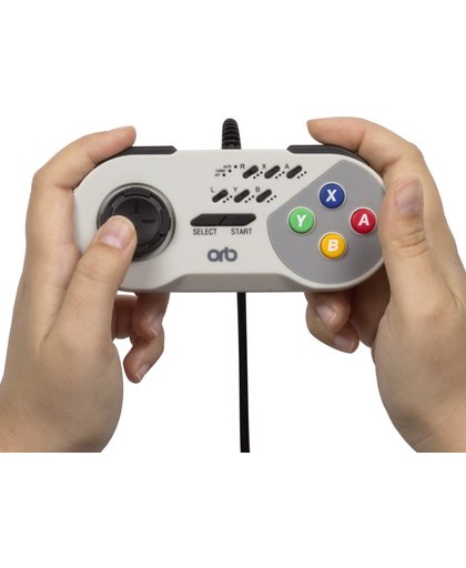 Nintendo SNES Mini - Bedrade Retro Controller - Grijs