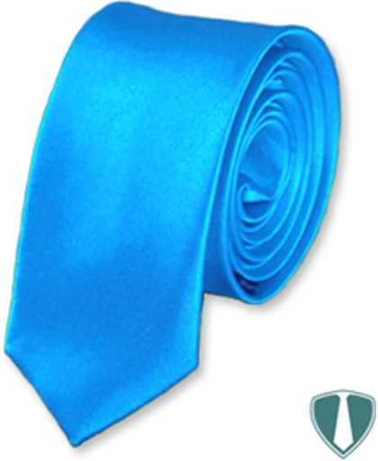 Lichtblauwe stropdas skinny