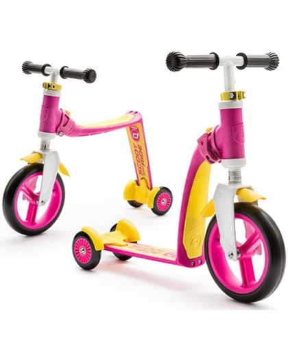 Scoot & Ride | Highway Baby+ | Pink/Yellow