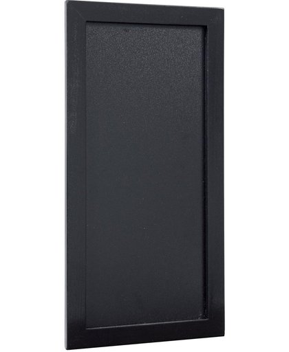 6x Securit Woody krijtbord 20x40cm, zwarte kader