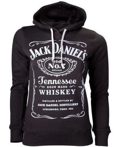 Jack Daniels - Female Hoodie Black Logo - XL