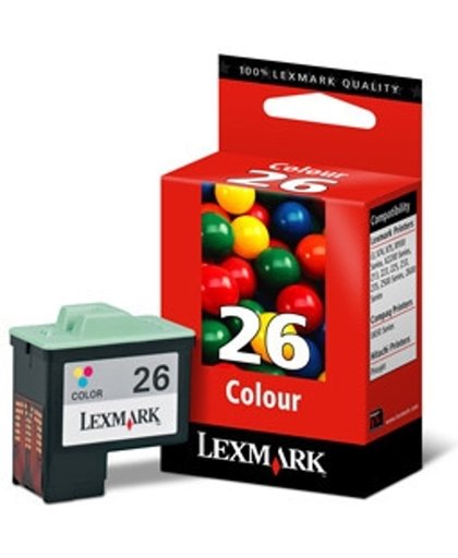 Lexmark Nr. 26 kleuren inktcartridge