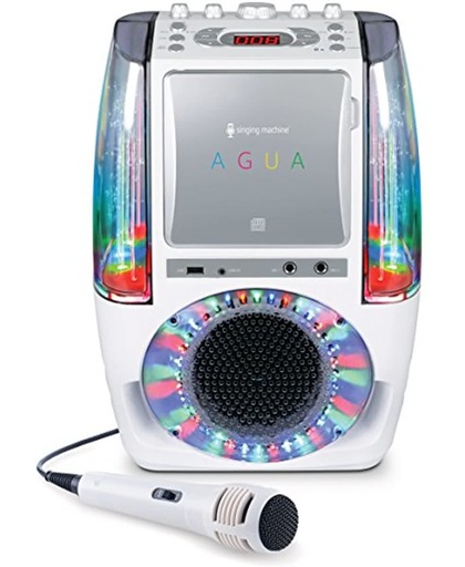 Singing Machine AGUA Karaoke Set Wit SML605