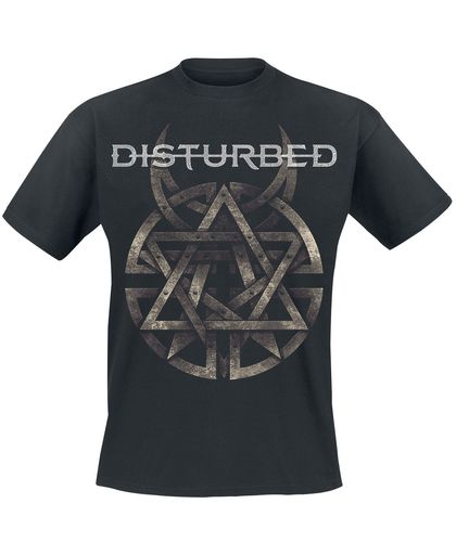 Disturbed Symbol T-shirt zwart