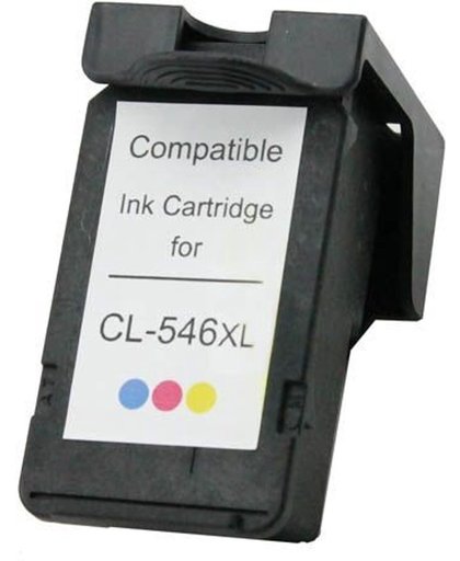 Merkloos – Inktcartridge / Alternatief voor de Canon CL546XL kleur met niveau-indicator