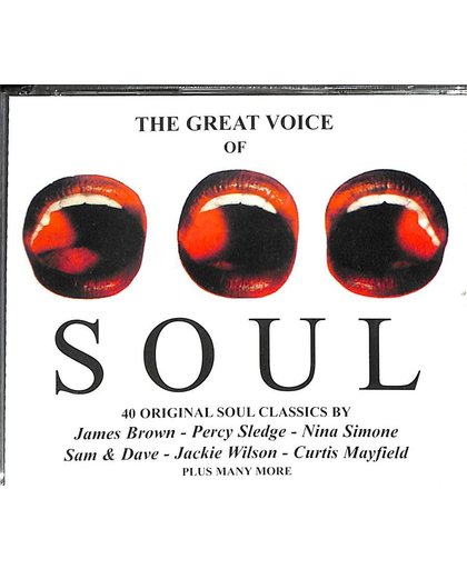 The great voice of soul. 40 original soul classics
