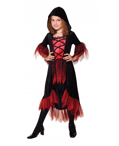Vampier jurk Bella voor meisjes 116  - 4-6 jr