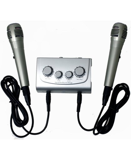 Karaokeset met microfoons - portable / voor volwassen en kinderen