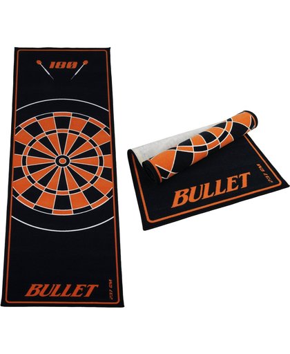 Dragon darts - Bullet Oranje 237x80 cm - dartmat – dart vloerkleed