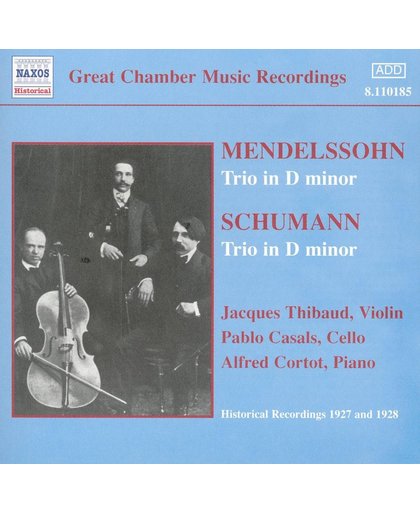 Great Chamber Music Recordings - Mendelssohn, Schumann: Piano Trios