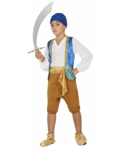 Arabische strijder Anas kostuum / outfit voor jongens 128 (7-9 jaar)